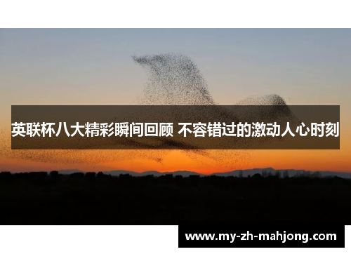 英联杯八大精彩瞬间回顾 不容错过的激动人心时刻