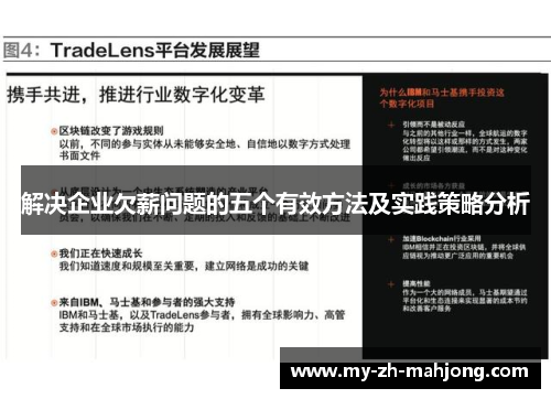 解决企业欠薪问题的五个有效方法及实践策略分析 解决企业欠薪问题的五个有效方法及实践策略分析
